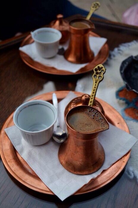 Кофе, сваренный в медной турке Медные турки для кофе